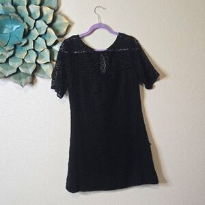 Elegant Black Lace Dress